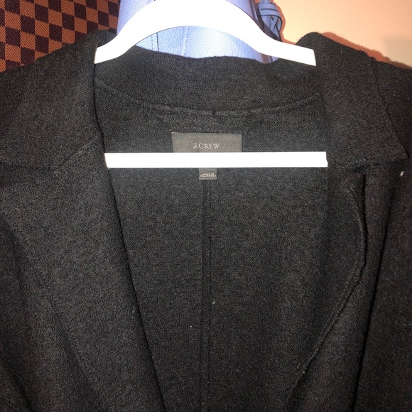 J Crew Boiled Wool Belted Sabrina Wrap Coat Black - Picture 11 of 11